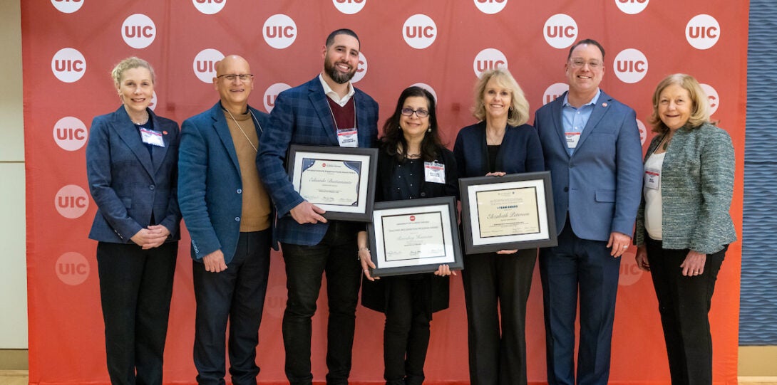 2024 Faculty Award recipients and attendees